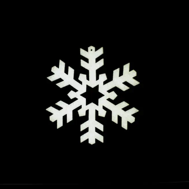 medium foam snowflake